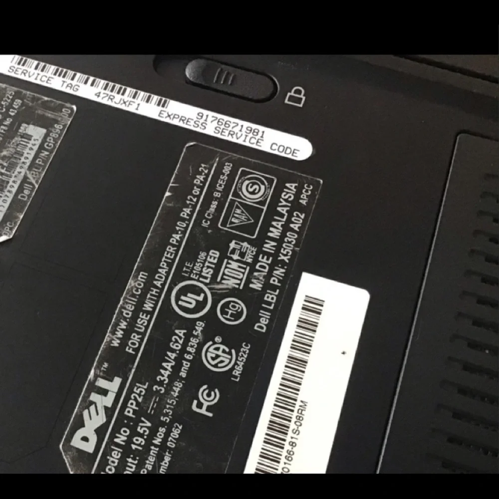 Dell xps laptop computer